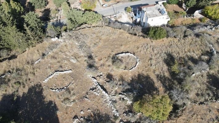 Kreta, Sellia im Apokoronos: Grundstück zum Verkauf mit schöner Aussicht in Sellia