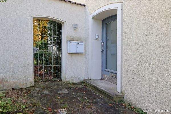 Eingang Mieter und Garten