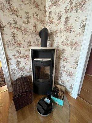 Kaminecke im Obergeschoss