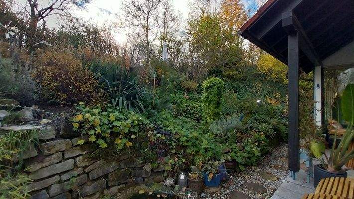 Gartenansicht von der Terrasse