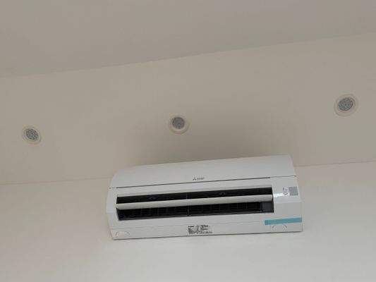 Mitsubishi Klimaanlage in allen Zimmern