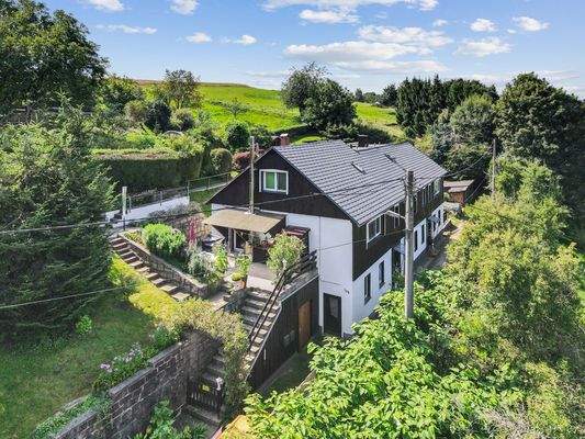 Drohnenansicht Haus c