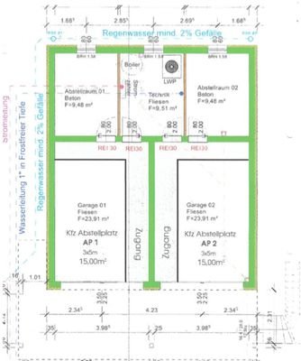 Plan Garage/Keller