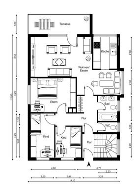 Grundriss Erdgeschoss