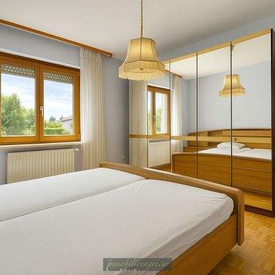 Schlafzimmer - Foto KI unterstützt