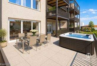 Süd-Terrasse mit Whirlpool
