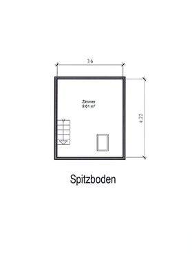 Grundriss - Spitzboden