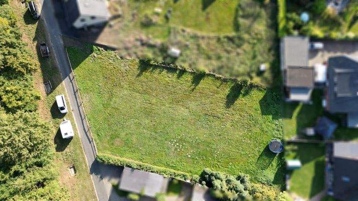 Vogelperspektive Grundstück