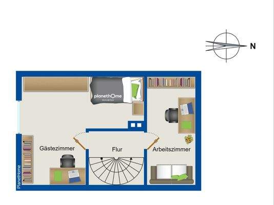 Grundriss Dachgeschoss