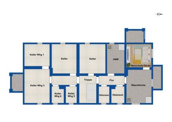Grundriss Kellergeschoss