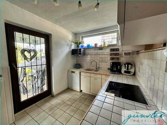 Kücke mit Terrassenzugang