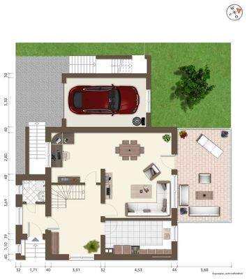 Grundriss - Erdgeschoss