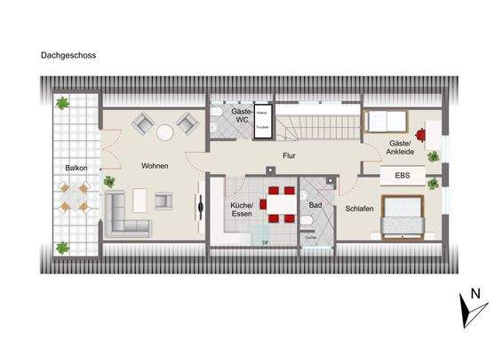 Grundriss Dachgeschoss