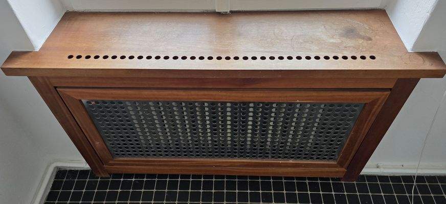 Heizkörperverkleidung in der Küche