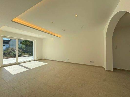 Das helle Wohnzimmer