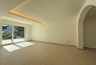 Das helle Wohnzimmer