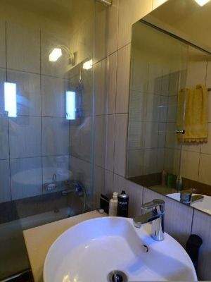 Kreta, Schisma Eloundas: Moderne Villa mit Gästewohnung, in exklusiver Lage, mit Meerblick, zu verkaufen