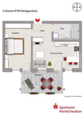 Grundriss - Wohnung 8