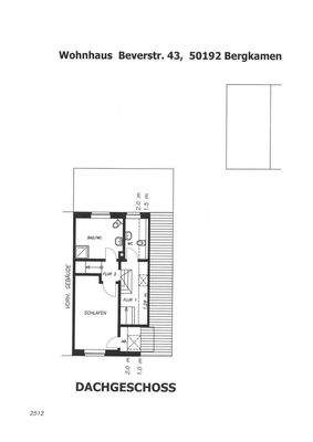 Grundriss Dachgeschoss