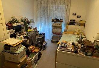 Blick ins Schlafzimmer