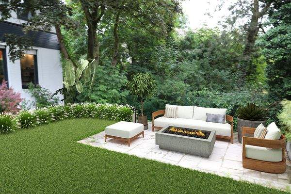 Visualisierung Terrasse Garten