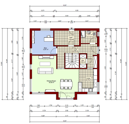 Grundriss Erdgeschoss