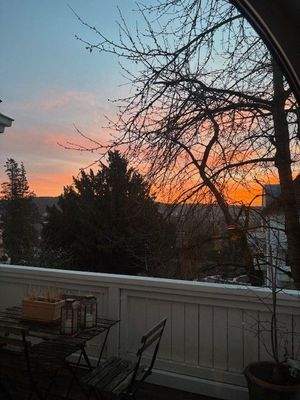 Abends den Sonnenuntergang genießen!