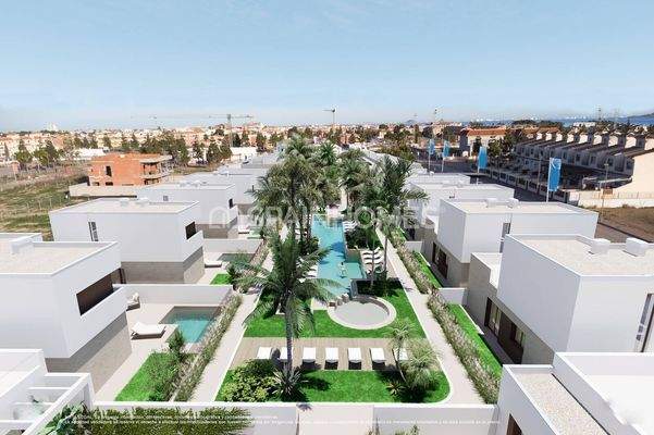 Modern 3-Bedroom Houses Near Serena Golf in Los Alcázares