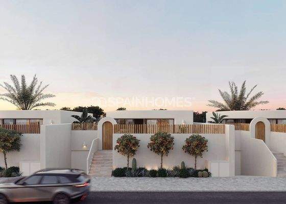 Modern 3-Bedroom Houses with Private Pool in Algorfa