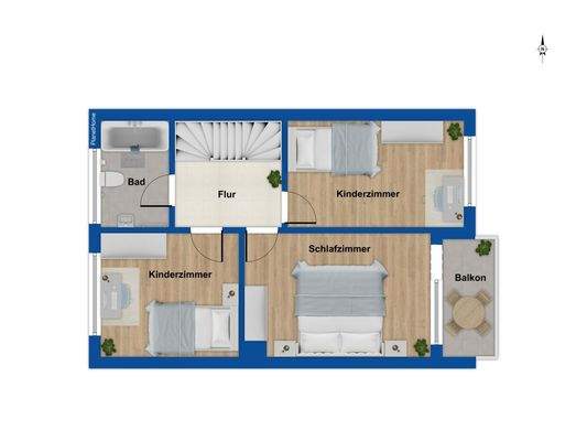 Grundriss Obergeschoss