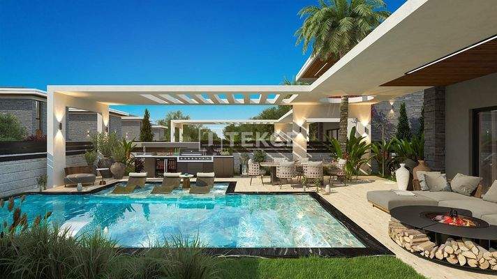 New Villas with Pools Surrounded by Nature in Kuşadası