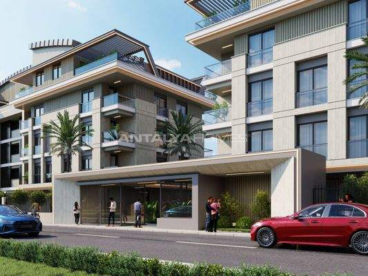 Stylish Apartments in a Complex Near the Sea in Konyaalti