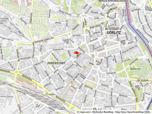 Geolyzer Kartenausschnitt