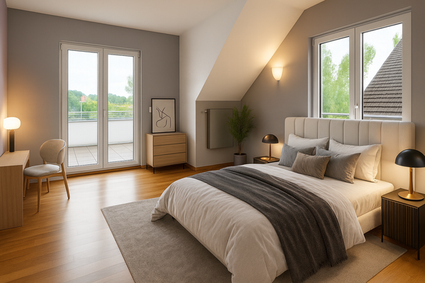 Schlafzimmer (KI-generiert)