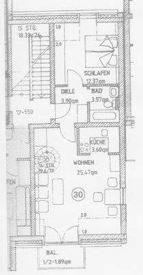 Grundriss 2. Obergeschoss