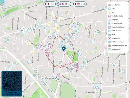 Erkunden Sie die Umgebung 