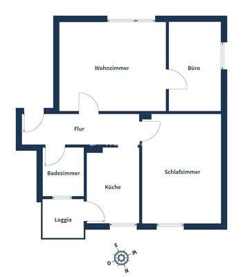 Grundriss Beispielwohnung