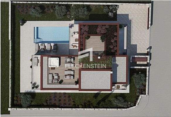 Gartengestaltungsplan