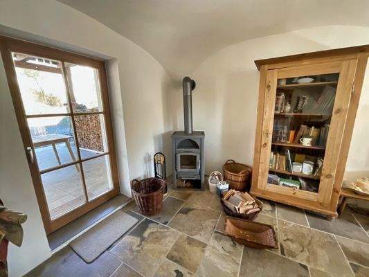 Wohnzimmer/Zugang Terrasse