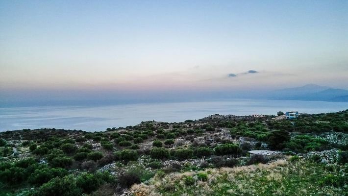 Kreta, Kefalas: Grundstück mit atemberaubendem Mee