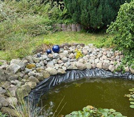 idyllischer Gartenteich, Ansicht I