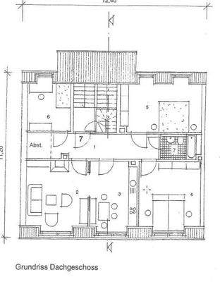Grundriss Dachgeschoss