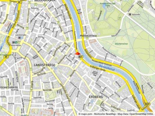 Geolyzer Kartenausschnitt