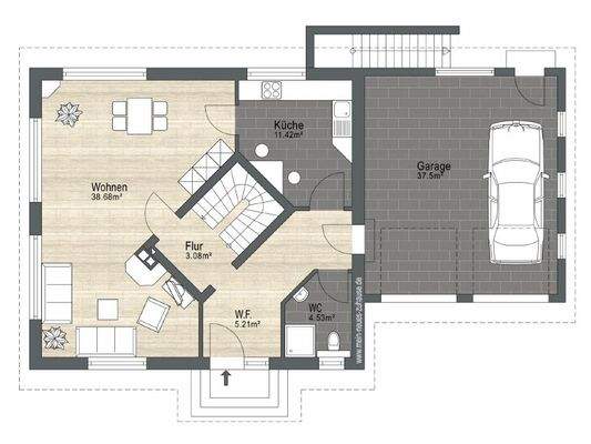 Grundriss Erdgeschoss