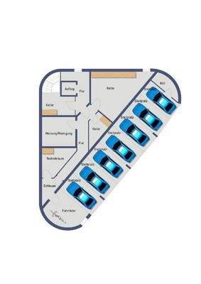 Grundriss Untergeschoss - nicht maßstabsgetreu