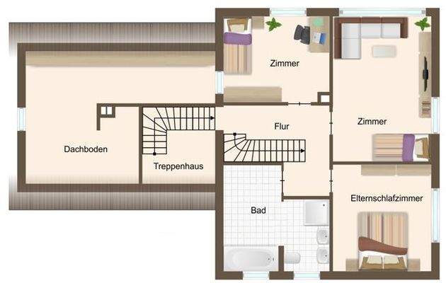 Grundriss Obergeschoss