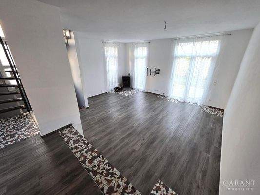 Wohnbereich mit Pelletofen