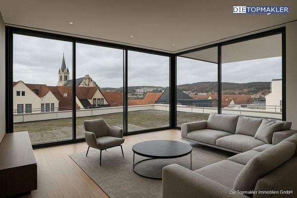 Visualisierung Dach / Ausbaufläche 