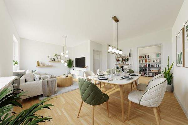 Wohnzimmer Visualisierung