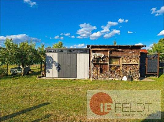 Schuppen & Gartendusche